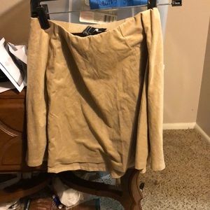 Forever 21 suede skirt.